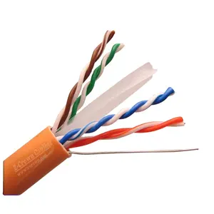 4*2 Pairs 1000ft açık ethernet sıcak satış cat6 keyston krikolar utp kabloları yama kablosu tedarikçiler için RJ45 kablosu