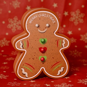 Regalo <span class=keywords><strong>de</strong></span> Navidad personalizado hombre <span class=keywords><strong>de</strong></span> jengibre galleta embalaje <span class=keywords><strong>caja</strong></span> <span class=keywords><strong>de</strong></span> papel con precio competitivo - Product Image 3