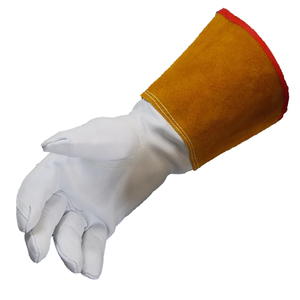 Factory Supplier Industrial Welding <b>Gloves</b> Custom Design Cow Leather Industrial Construction Welding <b>Gloves</b> - Product Image 5