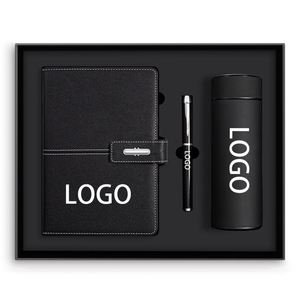 Cuadernos Personalizados al por Mayor con Serigrafía de Halloween, Bolígrafo, Botella de Agua, Regalos Promocionales Empresariales, Juego de Caja de Regalo de Cuero A5 - Product Image 1