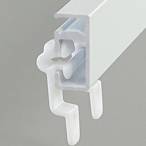 Rail de rideau en aluminium silencieux intégré en gros / Tringle à rideau adaptée aux bâtiments commerciaux et résidentiels / hôpitaux - Product Image 1