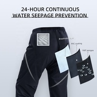 Combinaison de pluie réfléchissante pour moto, veste et pantalon imperméables, ensemble pour homme et femme, équipement de pluie pour la conduite nocturne, sans PFAS, conforme aux normes européennes, pour l'extérieur