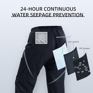 Completo Impermeabile da Moto: Giacca e Pantaloni Portatili per Motociclisti e Attività all'Aperto - Product Image 5