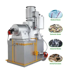 Waste Management Incinerator Smokeless Incineration Treatment Burner Cremation Furnace Waste Incinerator For Sale