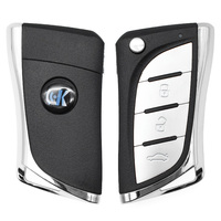 5 télécommandes KEYDIY KD900 série B, clé de voiture KD B24-3 pour programmeur KD-X2/KD-MAX/KD MINI