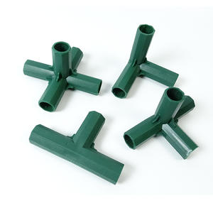 11mm 16mm fournitures de jardinage piquet de jardin connecteur en plastique trois voies quatre voies <span class=keywords><strong>cinq</strong></span> voies Joint - Product Image 1