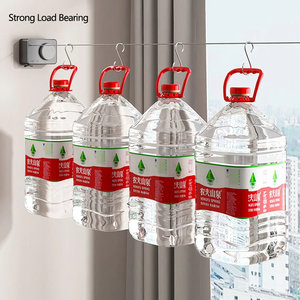 Séchoir à <span class=keywords><strong>linge</strong></span> rétractable invisible <span class=keywords><strong>pour</strong></span> balcon, <span class=keywords><strong>corde</strong></span> à <span class=keywords><strong>linge</strong></span> extérieure rétractable de 4,2 m - Product Image 4