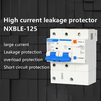 Protecteur de fuite interrupteur d'air NXBLE-125 protection contre les fuites domestiques disjoncteur à courant élevé 80A100A125A