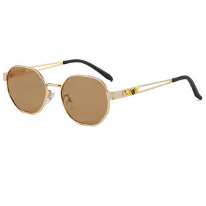 Gafas de Sol Retro de Metal Hengbang, Lentes Polarizadas TAC, Montura Completa, Protección UV para Conducir al Aire Libre - Product Image 3