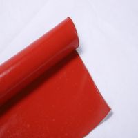 Tissu de fibre de verre sans alcali enduit de silicone-Résistant à la chaleur Haute température Ignifuge Ignifuge