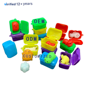 Jouets promotionnels écologiques en PVC, boîtes en plastique avec figurines d'animaux, design mignon, certifiés EN71, unisexe, pour capsules de 2 pouces - Product Image 2