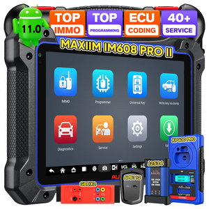 Programador de Llaves de Auto MaxiIM IM608 PRO II, Herramienta OBD2 con Limpiador de Inyectores de Combustible para Q7/Q5/A5, Ajuste Universal - Product Image 1