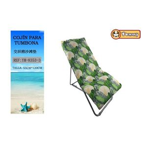 TUMBONA 55*120*8CM-3 Tapis de plage en coton et éponge entrelacés, articles de bain - Product Image 1