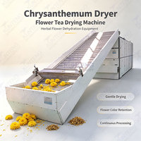 Machine de séchage à circulation d'air chaud pour chrysanthèmes, roses, jasmin, herbes et fleurs, équipement de déshydratation pour la transformation du thé aux fleurs