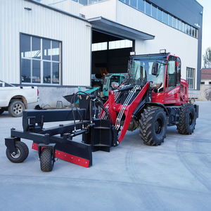 Chargeur sur pneus tout-terrain à transmission hydraulique, prix d'usine, CE EPA, 4 roues motrices, nettoyage des routes, chargeur diesel, pneus pleins - Product Image 5