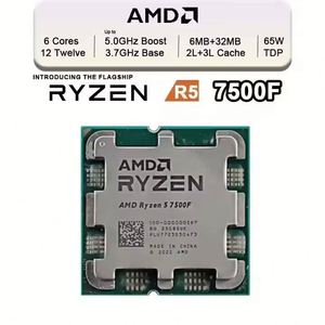 Nuevo Procesador CPU de 6 Núcleos y 12 Subprocesos para 5 7500F, 5NM L3=32M 100-000000597 para Computadora de Escritorio - Product Image 2