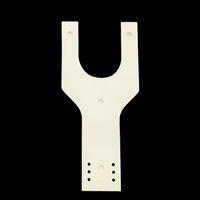 Bras robotisé en céramique d'alumine de haute pureté pour le transfert de plaquettes semi-conductrices, usinage sur mesure