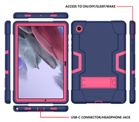 Étuis de protection antichoc pour tablettes Tab S10+/S10 Plus/S9 FE/A9 Plus/X216/X200/A7 10,5 pouces, colorés et résistants aux chutes