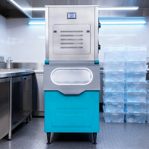 Mesin Es Serpih Kapasitas Tinggi Kontrol Mikrokomputer Mesin Es Serpih Stainless Steel 1 Ton Untuk Toko Minuman Maquina De Hielo - Product Image 3