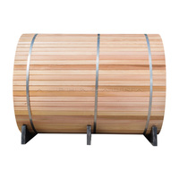 Maison préfabriquée en bois de maison extérieure de pièce de cabane de sauna de cèdre rouge à vendre