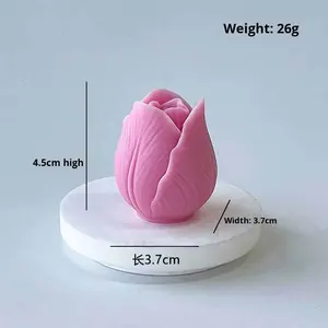 跨界情人节DIY郁金香大豆蜡手工环保香薰蜡烛长燃大气节日礼物 - Product Image 6