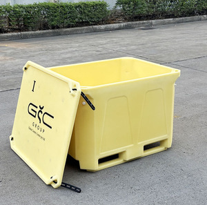 220L 300L cách điện LLDPE không thấm nước thực phẩm tủ đông lưu trữ vận chuyển container hộp đá khô lạnh vận chuyển hộp mát - Product Image 1