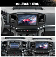 Autoradio GPS 9 pouces pour Volkswagen VW Amarok 2023, lecteur multimédia de voiture avec CarPlay sans fil et Android Auto