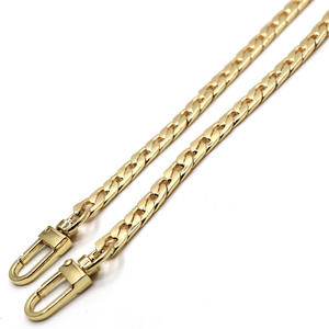 REWIN — chaîne plate <span class=keywords><strong>pour</strong></span> <span class=keywords><strong>sac</strong></span> à main, 60/100/110/120cm de Long, 7mm de large, chaîne de <span class=keywords><strong>sac</strong></span> en métal plaqué, <span class=keywords><strong>pour</strong></span> poignée, bricolage - Product Image 6