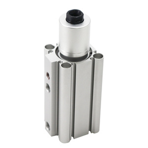 กระบอกลมแบบหมุนสองทาง MKB16 20 25 32 40 50 20L 30R ตัวเรือนอะลูมิเนียม แบบสองจังหวะ พร้อมแม่เหล็ก - Product Image 1