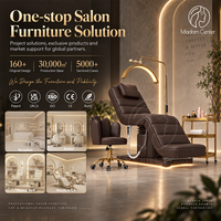 Matériel d'esthétique Madam Center : Fauteuil-lit d'esthéticienne, Mobilier pour centre de beauté, Fauteuil de beauté électrique, Lit d'esthétique