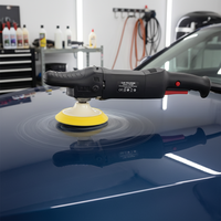 Polisseuse rotative professionnelle 5 pouces 1100W à vitesse variable haute efficacité pour voiture, idéale pour le cirage et le polissage des composés