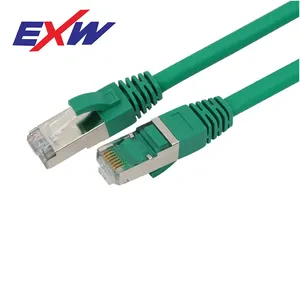 빨간 SSTP Cat5E Cat6 RJ45 케이블 헝겊 조각 랜 케이블 SSTP 접속 코드 네트워크 케이블