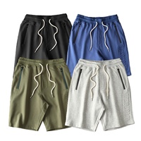 Shorts de jogging amples pour hommes, décontractés, respirants, écologiques, avec cordon de serrage, poches et logo personnalisé en relief