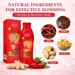 Crema Termoactiva Reductora y Reafirmante, Crema Quemagrasas Natural <span class=keywords><strong>de</strong></span> Jengibre, Chile y Granos <span class=keywords><strong>de</strong></span> Café para Moldear el Cuerpo, Abdomen, Cintura y Piernas - Product Image 5