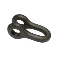 45 #   Support de fixation en acier au carbone forgé à chaud de type U à double oreille, usiné CNC, base de montage mécanique à étrier