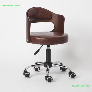 Light-luxury PVC bar <strong>Stool</strong>/<strong>office</strong>/study/computer Chair Five-star Base Swivel Casters Omnidirectional Wheels Height-adjustable - Product Image 4
