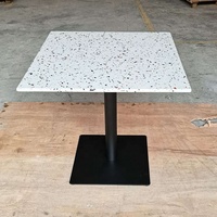 (SP-RT575) Café Meubles Top Restaurant Tables pour Salle À Manger Ensembles de Haute Qualité Table Basse Carrée En Marbre Moderne 15-25 Jours