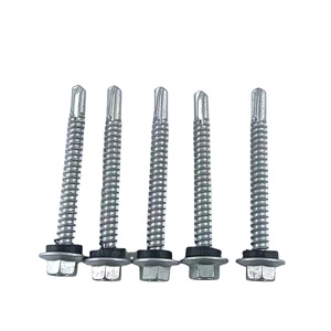 Trung Quốc nhà sản xuất thép không gỉ Hex máy giặt đầu tự khoan thép lợp Vít tự khoan vít - Product Image 5