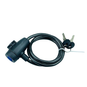 Cadenas à câble pour vélo avec clés, en fil métallique, pour vélo, VTT, vélo électrique, antivol, sécurité renforcée, conception durable - Product Image 3