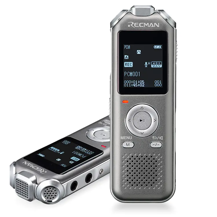 Built-In MIC Professional HD Mini Digital Voice Recorder Device Voice Activated Recording with Earphone