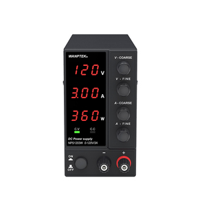WANPTEK 120V 3A BENCH alimentatore regolabile a corrente continua, LED a 3 cifre, riparazione, laboratorio, DESIGN, scuole, placca, carica, NPS1203W - Product Image 2