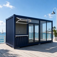 Maison modulaire de luxe en conteneur maritime de 20 pieds ou 40 pieds, construction rapide, préfabriquée, détachable, pour villa, hôtel, appartement
