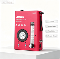 Détecteur de fuite de vapeur d'échappement ANCEL S3000 pour voiture, machine à fumée, compresseur intégré, débit réglable 0,8-14,5 psi pour tous les véhicules