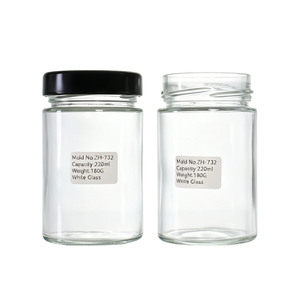 Botellas de Vidrio para Licor a <span class=keywords><strong>Precio</strong></span> de Fábrica para Miel, Mermelada de Fresa, Granos Mixtos, Granos de Café con Grabado Láser - Product Image 6