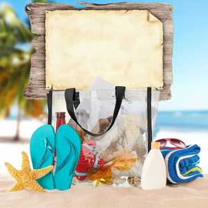 Bolsa de Compras de PVC Personalizada Transparente, Bolsas de Plástico Transparentes con Asas para Compras, Trabajo, Deportes, Escuela, Conciertos - Product Image 6