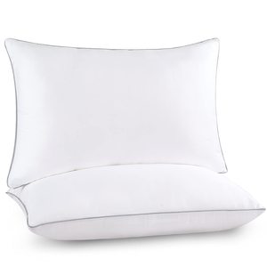 Hôtel 48x74cm coton <span class=keywords><strong>taie</strong></span> <span class=keywords><strong>d</strong></span>'<span class=keywords><strong>oreiller</strong></span> <span class=keywords><strong>d</strong></span>épôt haute qualité <span class=keywords><strong>plume</strong></span> velours/duvet de canard/duvet <span class=keywords><strong>d</strong></span>'<span class=keywords><strong>oie</strong></span> <span class=keywords><strong>oreiller</strong></span> de sommeil personnalisé - Product Image 1