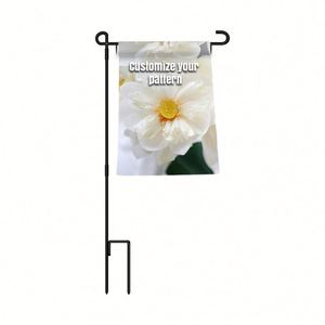 Outdoor Polyester 12x18" Double Sided <b>Blank</b> Garden <b>Flag</b> Custom Sublimation Printing with Different Logo 30x45cm Yard <b>Flag</b> - Product Image 1