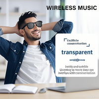 SENBONO M01 Lunettes intelligentes de mode avec caméra WIFI Prendre des photos Vidéo ChatGPT AI Traduction Appels Musique Lunettes de soleil intelligentes AI