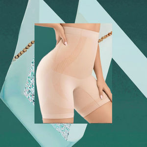 Women's Seamless <b>Girdle</b> Body Shaper Breathable Waist Trainer with Tummy Control <b>Panties</b> ODM Supply - Product Image 3