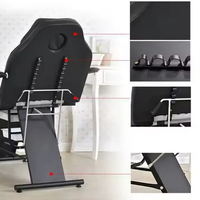 Modernes Design Multifunktion ales klappbares Schönheits bett Verstellbare Salon möbel für Physiotherapie Health Tattoo Massage Services